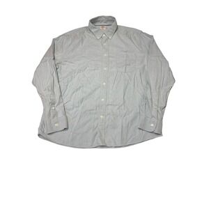 Faherty Brand Movement Shirt Mens XL Blue Cotton Lyocell Stretch Button Down